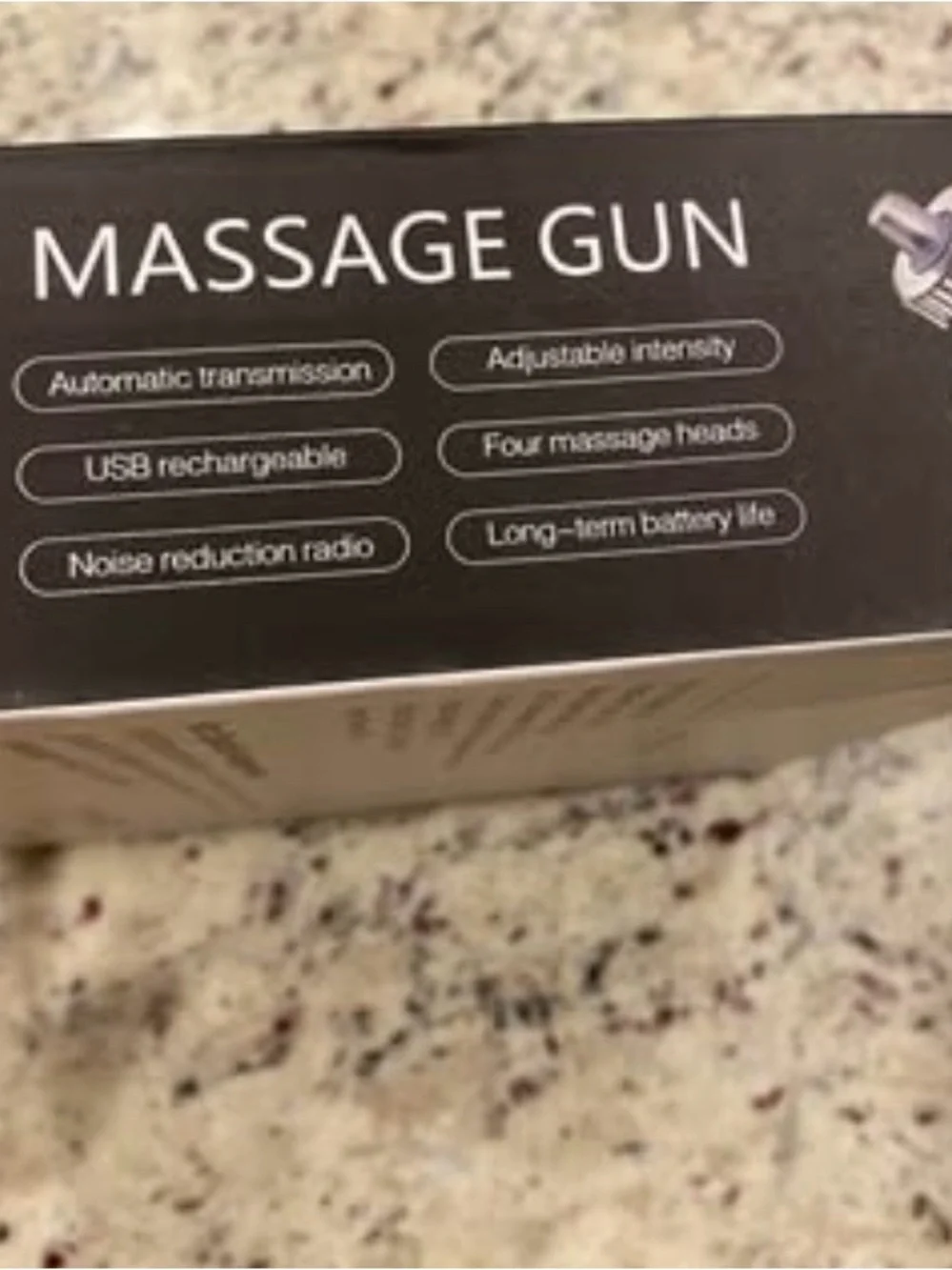 NEW - Deep Tissue Massage Gun with 4 Attachments – Percussion Muscle Massager
